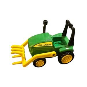 John Deere Toy Tractor with a Hay Fork Loader